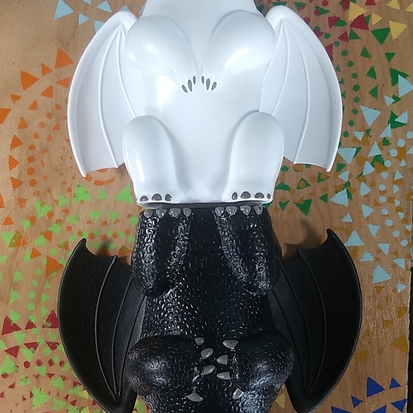 Light Fury & Night Fury Toothless cold drink holders collectible set & S⦠- Picture 16 of 16